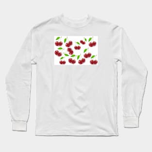 Cherry Pattern Long Sleeve T-Shirt